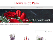 Tablet Screenshot of flowersbypam.com